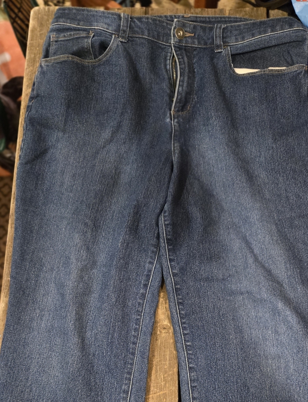 Women"s Dark Blue Denim Jeans - Classic Straight Fit